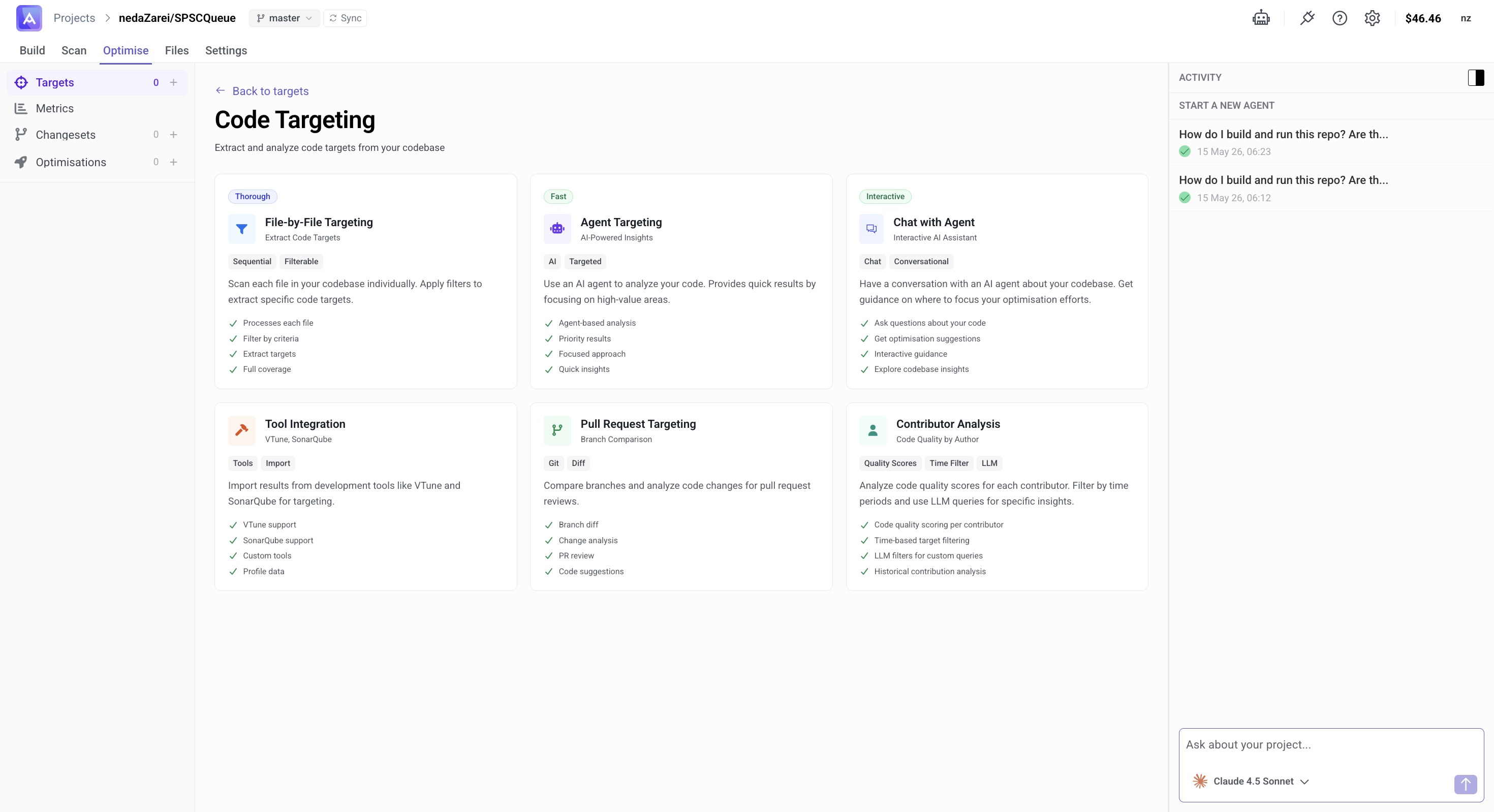 Code Targeting methods