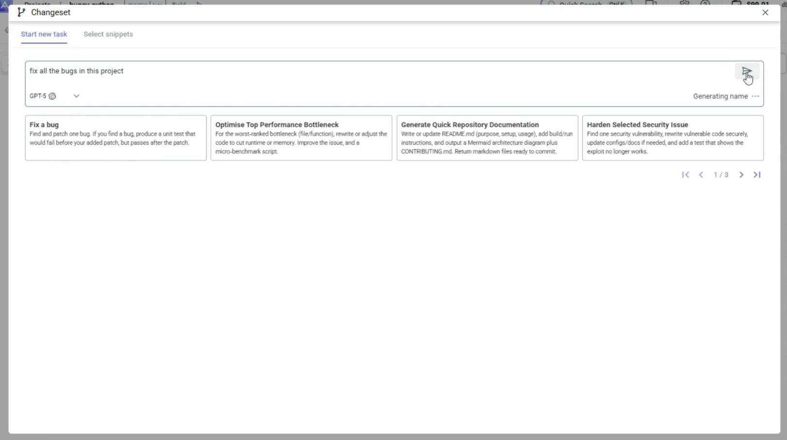 Changeset Configuration