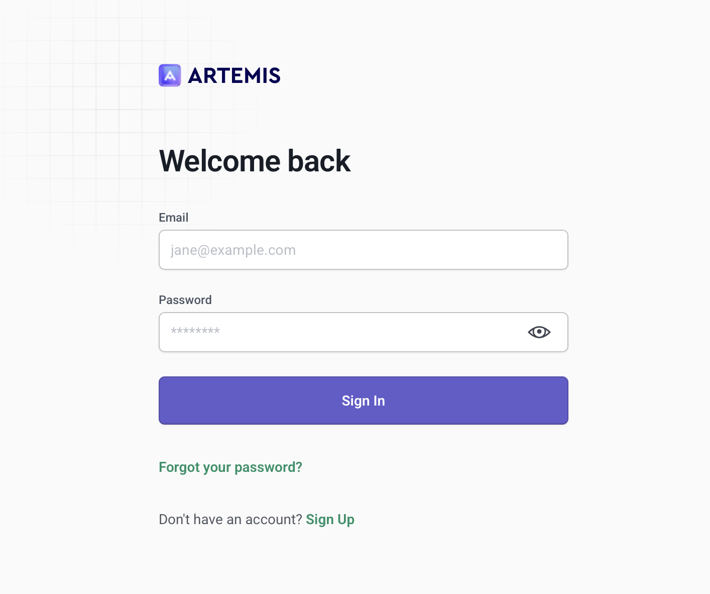 Login form