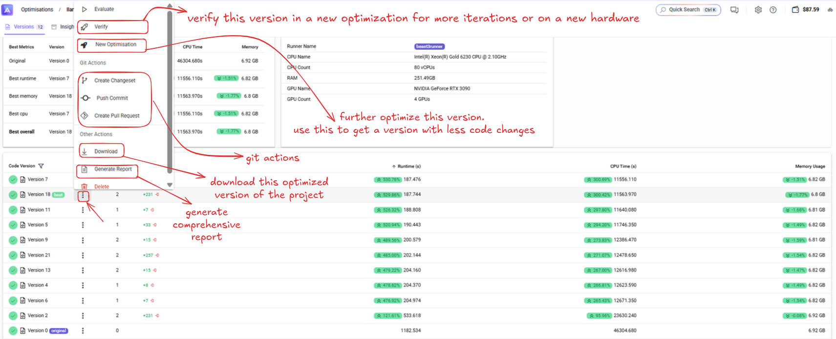 other Actions