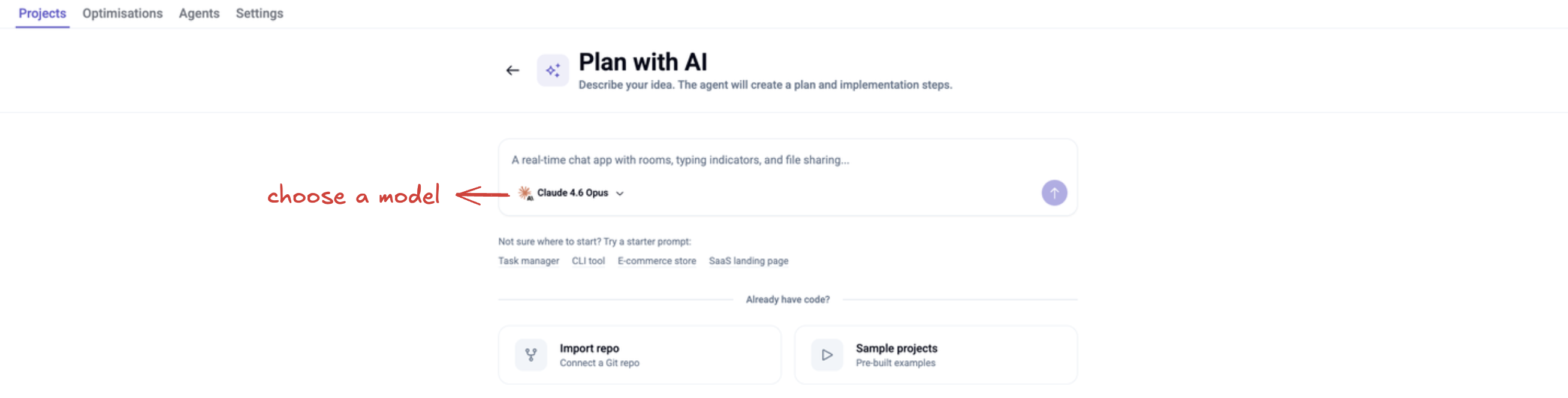 Plan with AI
