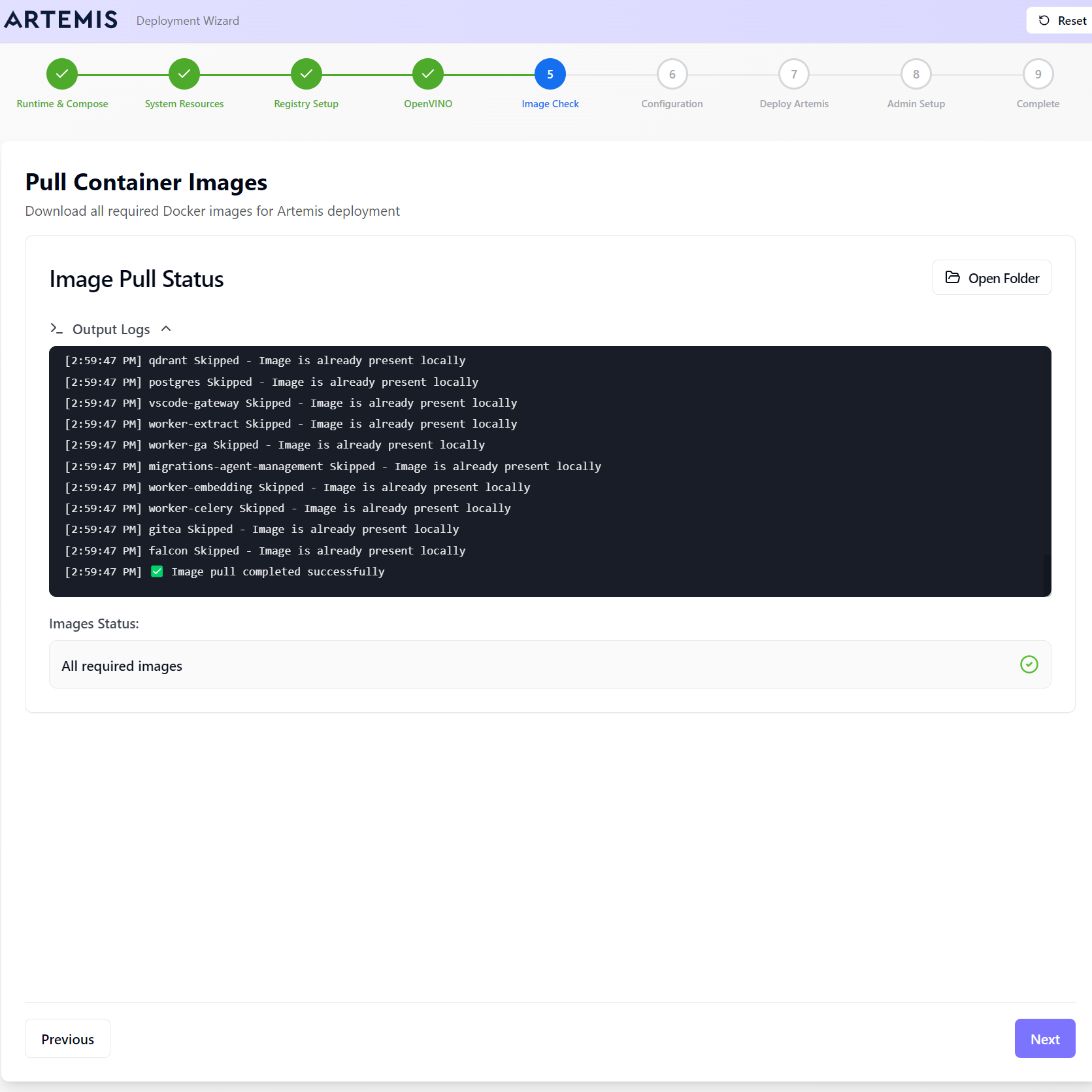 Step 5 - Pulling Images