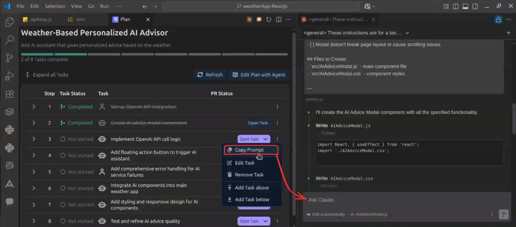 Execute with AI