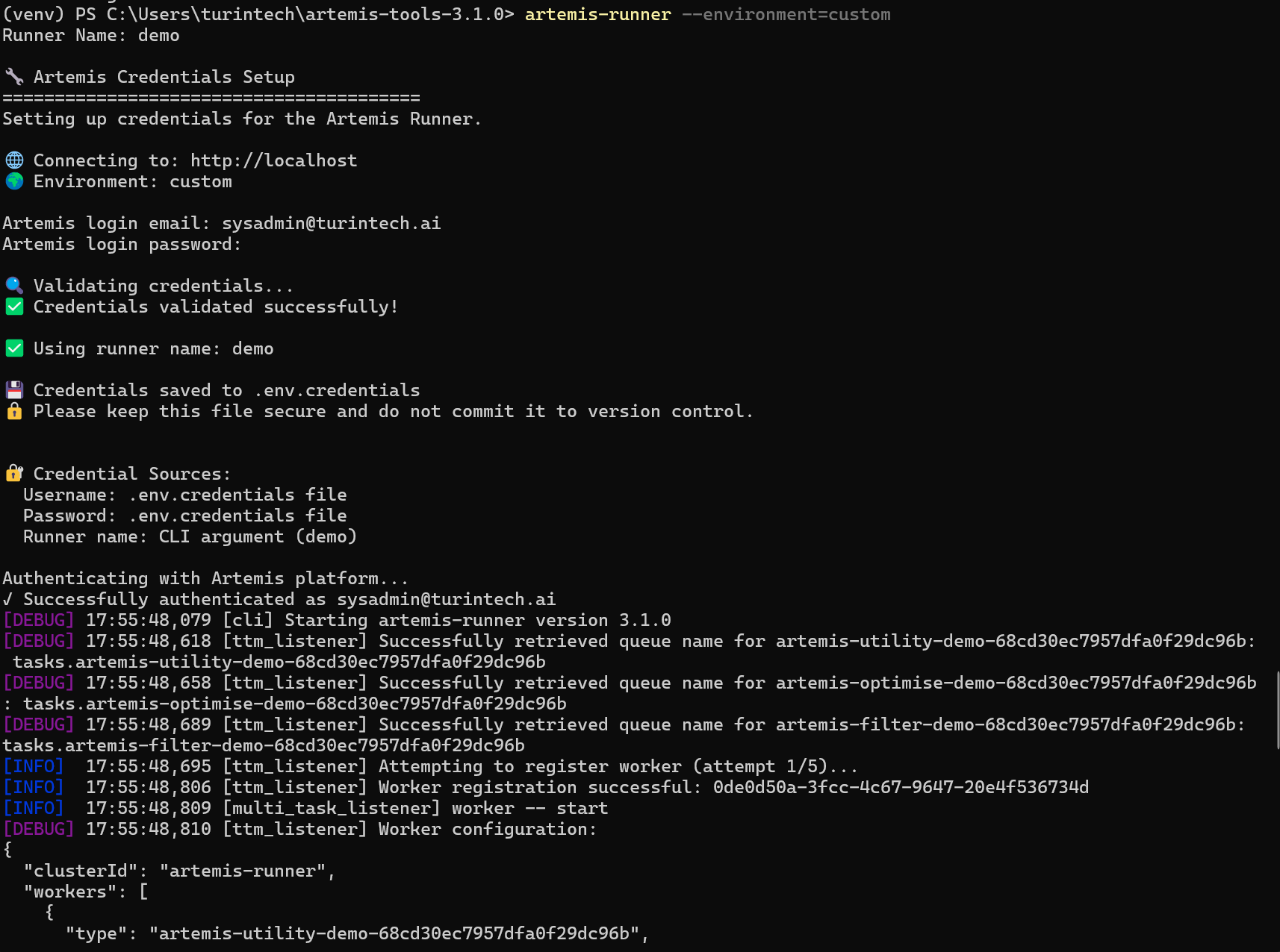 Runner is online and ready